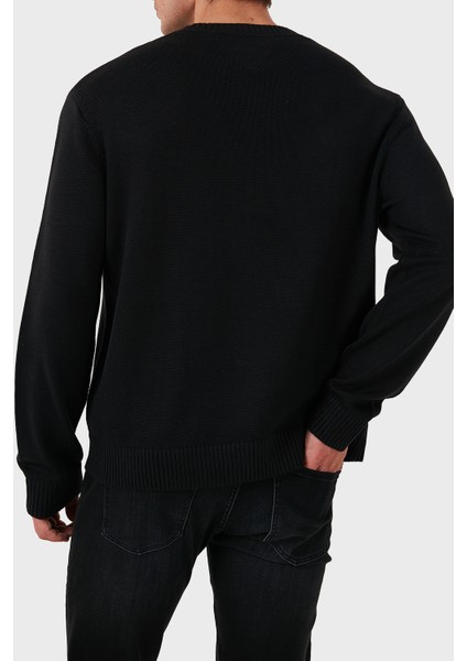 Yünlü Regular Fit Bisiklet Yaka Kazak Erkek Kazak DM0DM20706 Bds fiyatları