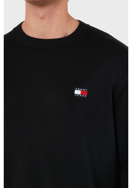 Yünlü Regular Fit Bisiklet Yaka Kazak Erkek Kazak DM0DM20706 Bds fırsatları