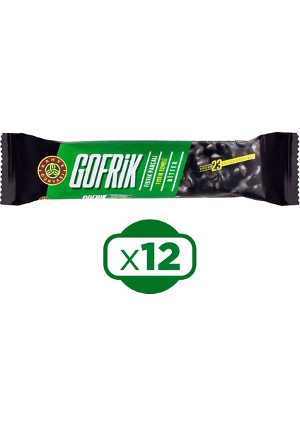 Gofrik Bitter Antep Fıstıklı 33 gr x 12 Adet