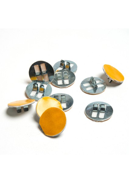 Artı model ahşap mum fitili ve yapışkanlı fitil sehpası 40 adet ( 15mm x 100mm x 0,5mm )