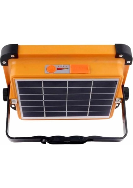 200W Portatif Taşınabilir Şarjlı Solar LED Projektör Dimlenebilir Işık YL71-0209-S