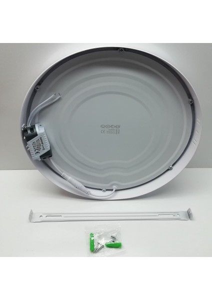 24W Sıva Üstü Yuvarlak Beyaz Kasa LED Panel YL14-2410, YL14-2411 Günışığı