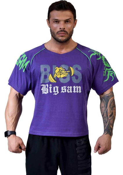 Mor Antrenman Tişörtü Rag-Top Big Sam 3020