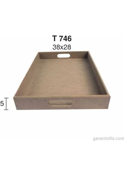 Hobi-Art T 746 Ahşap Dekoratif Tepsi Obje