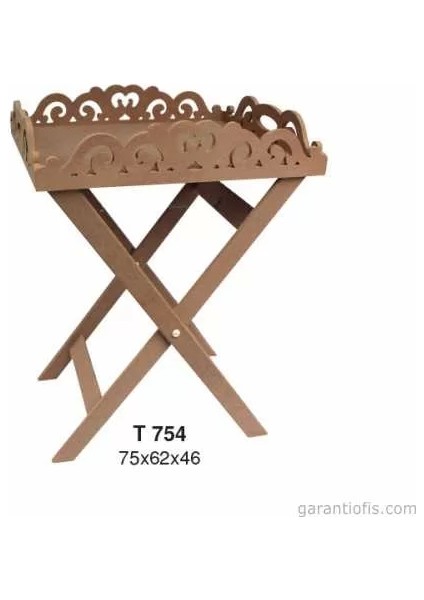 Hobi-Art T 754 Ahşap Dekoratif Tepsi Obje