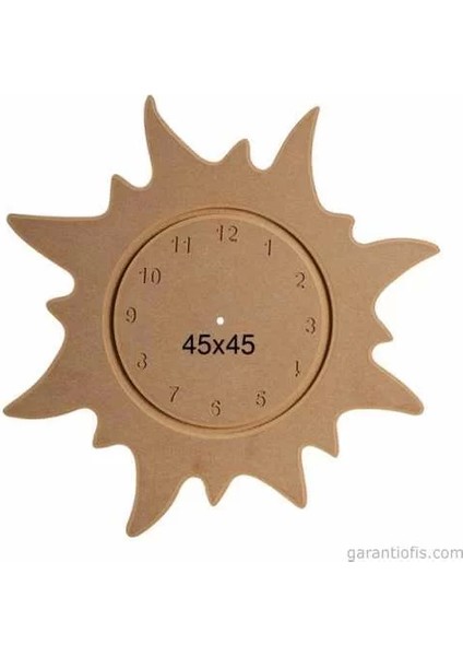 Hobi-Art F 781 Dekoratif Ahşap Saat