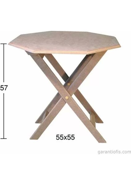 Hobi-Art Sp 539 Ham Ahşap Dekoratif Sehpa