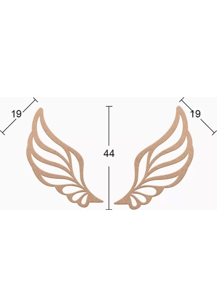 Hobi-Art Ds 83 Boyanabilir Ahşap Desenli Duvar Süsü
