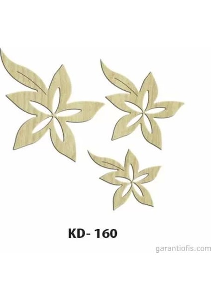 Hobi-Art Kd 160 Dekoratif Mini Ahşap Obje