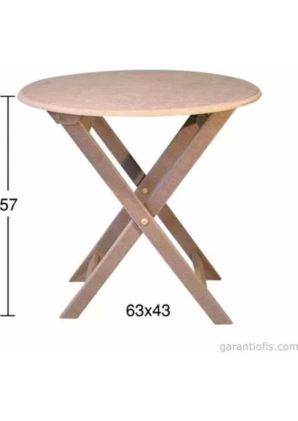 Hobi-Art Sp 541 Ham Ahşap Dekoratif Sehpa