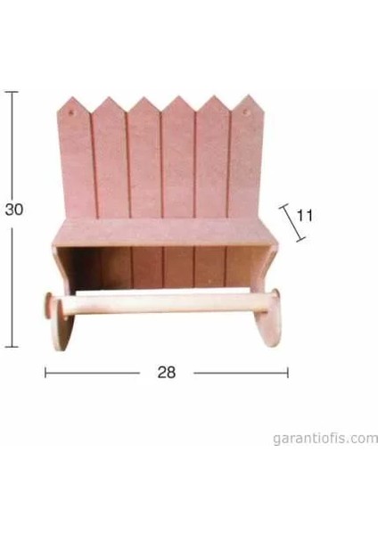 Hobi-Art Ib 13 Dekoratif Ahşap Havluluk