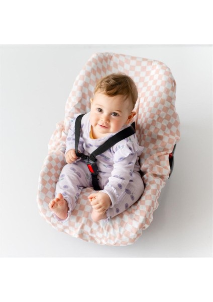 Müslin Oto Koltuk Kılıfı Pudra Açık Pembe