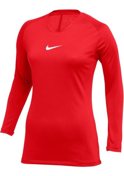 Park First Layer Kadın Kırmızı V Yaka Tişört