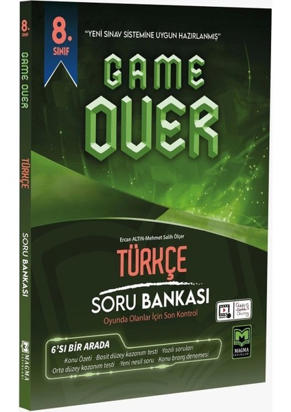 Yayınları 8. Sınıf Game Over Türkçe (6’sı 1 Arada)