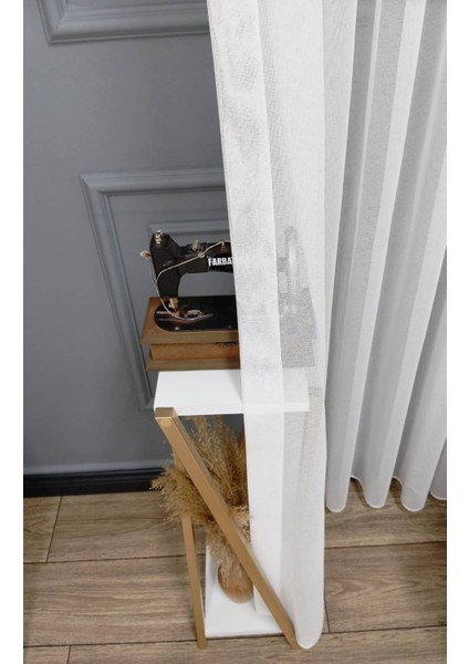 Buzlu Sade Düz Tasarım Model 1/2 Kat Pileli Tül Perde fiyatları