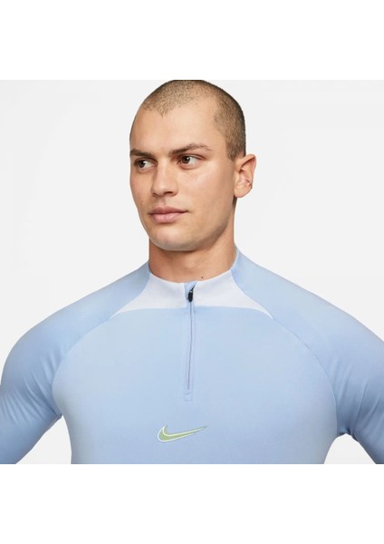 Dri Fit Strike Erkek Mavi Dik Yaka Uzun Kol Tişört fiyatları