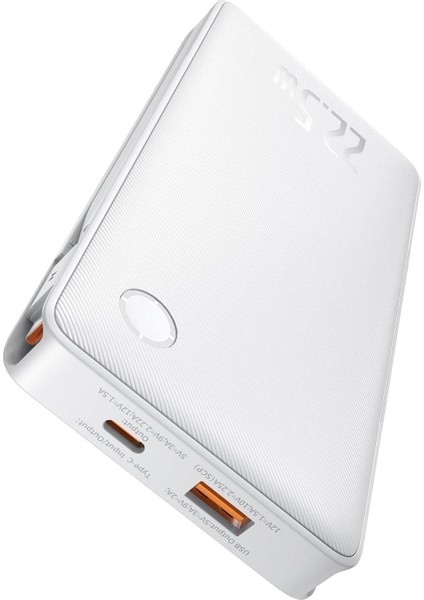 Airpow Lite Power Bank 10000 Mah 22.5W Entegre Type-C ve Lightning Kablolu - Siyah modelleri