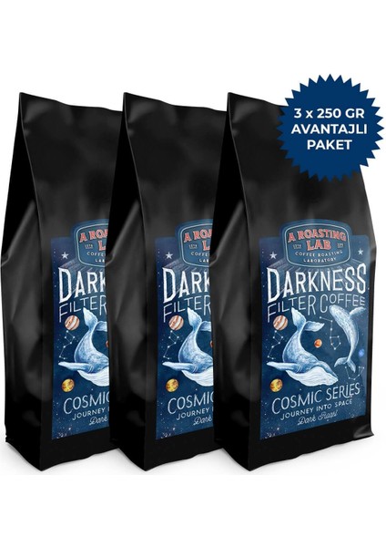 Darkness Filter Blend (3x250 Gram) Filtre Kahve