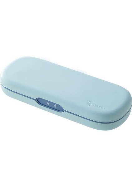 Sevimli Robot Çift Katmanlı Kalem Kutusu, Basit Makarna Çok Fonksiyonlu Büyük Kapasiteli Kırtasiye Kutusu (Yurt Dışından)