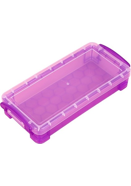 Ilkokul Öğrencileri Büyük Kapasiteli Kırtasiye Kutusu Plastik Sanat Boyama Saklama Kutusu Çift Düğmeli Saklama Kutusu (Yurt Dışından)