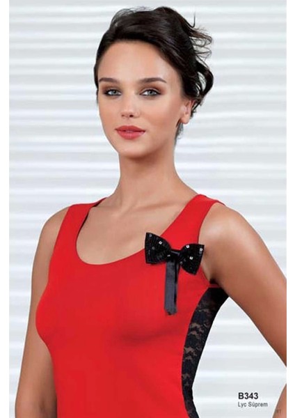 Modlive Şahinler Bayan Arkası Tüllü Atlet B343