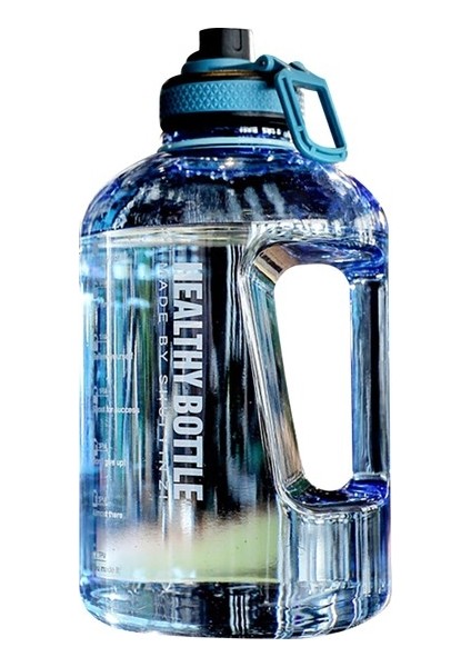 2200ML Sızdırmaz Su Şişesi - Siyah (Yurt Dışından)