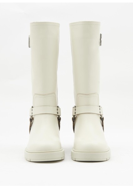 Myerson Kadın Bej Deri Çizme modelleri