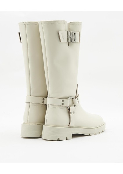 Myerson Kadın Bej Deri Çizme fırsatları