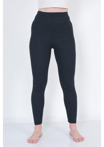 | Kışlık Termal Kadın Tayt ( Antrasit ) Renk Pamuklu modelleri