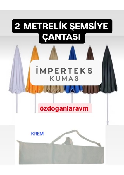 2 Metre Plaj Bahçe Balkon Şemsiye Çantası