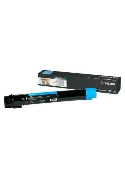 C950X2CG Mavi Cyan Orjinal Toner C950 / X950 Kutusuz