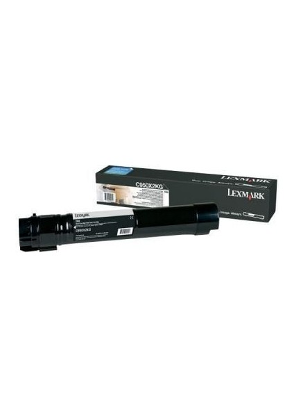 C950X2KG Siyah Black Orjinal Toner Ekstra Yüksek Kapasite - C950 Kutusuz