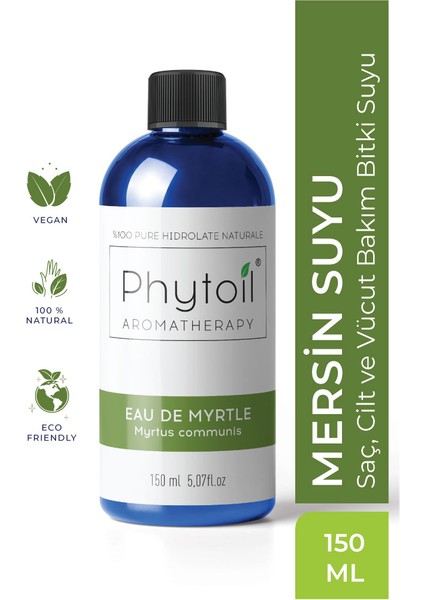 Mersin Suyu- Saç, Cilt ve Vücut Bakım Bitki Suyu- Phytoıl Eau De Myrtle 150 ml