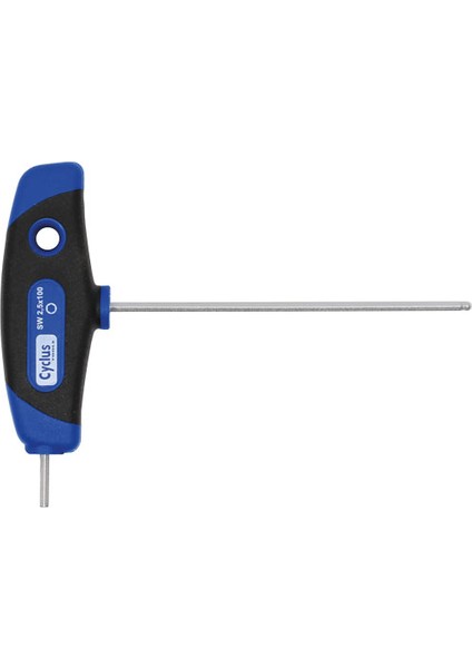 2.5mm T Alyan Anahtar Yuvarlak Başlı 100MM 720611