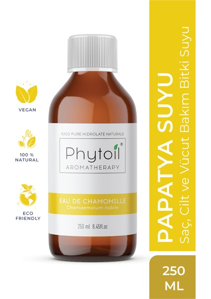 Papatya Suyu- Saç, Cilt ve Vücut Bakım Bitki Suyu- Phytoıl Eau De Chamomılle 250 ml