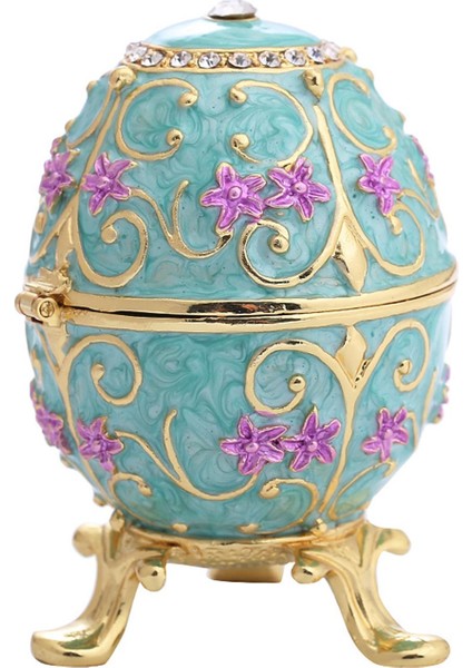Yumurta Şeklinde Mücevher Kutusu Süslü Koleksiyonluk Kutusu Paskalya Yumurta Mücevher Kutusu (Yurt Dışından) modelleri