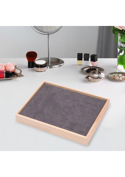 Mücevher Yüzükler Sergileme Tepsisi Moda Mücevher Tepsisi Mücevher Gri (Yurt Dışından)