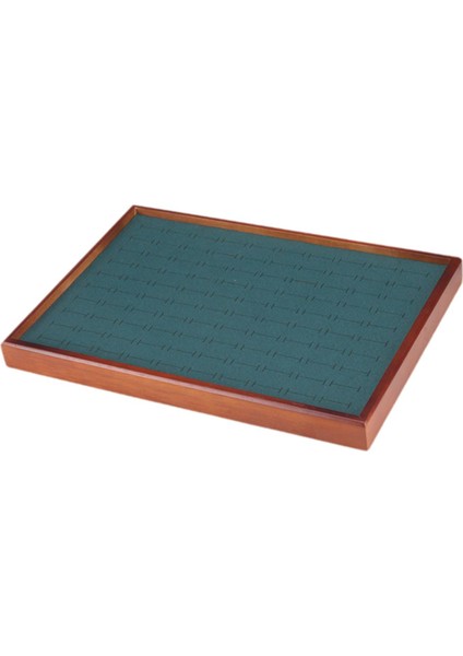 Mücevher Tepsisi Düzenleyici 100 Aksesuarları Masaüstü Küpe Moda Vitrini Yeşil (Yurt Dışından)