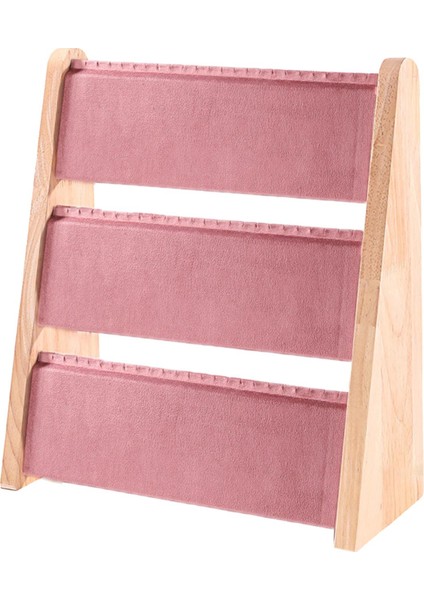 Kolye Sergileme Standı Bilezik Zincirleri Depolama Ahşap Sergileme Rafı Bağımsız Açık Pembe (Yurt Dışından) fırsatları