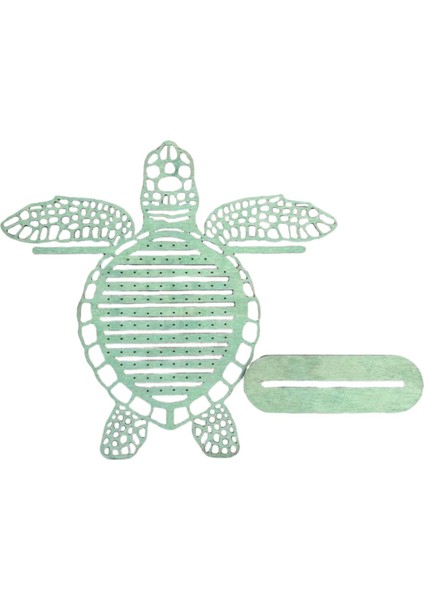 Kaplumbağa Mücevher Düzenleyici Küpe Rafı Mücevher Düzenleyici Yeşil (Yurt Dışından)