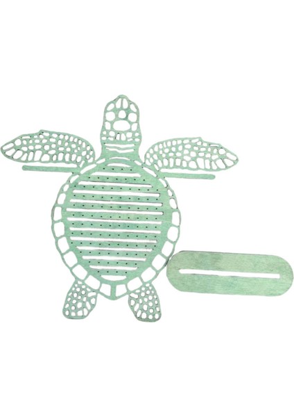 Kaplumbağa Mücevher Düzenleyici Küpe Rafı Mücevher Düzenleyici Yeşil (Yurt Dışından) fiyatları