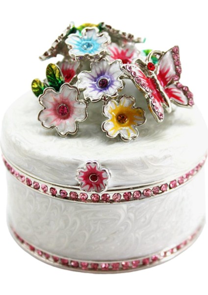 Küçük Mücevher Kutusu Şifonyer Hatıra Hediye Kutusu El Mücevher Kutusu Kapaklı (Yurt Dışından)