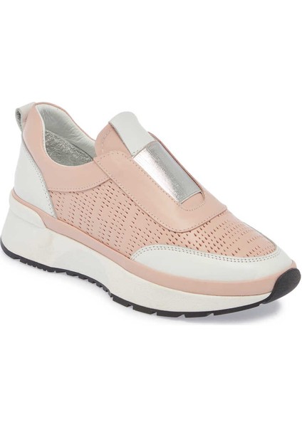 Pudra Hakiki Deri Kadın Sneaker - K24I1AY67354-A67