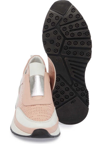 Pudra Hakiki Deri Kadın Sneaker - K24I1AY67354-A67