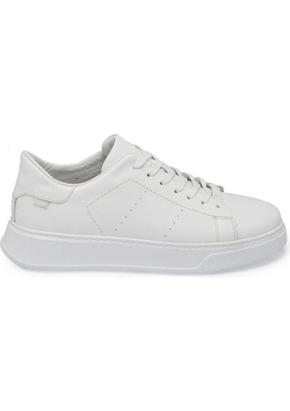 Beyaz Deri Erkek Sneaker - E24I1AY56839-A26  Beyaz