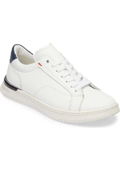 Beyaz Hakiki Deri Erkek Sneaker - E24I1AY56846-L80