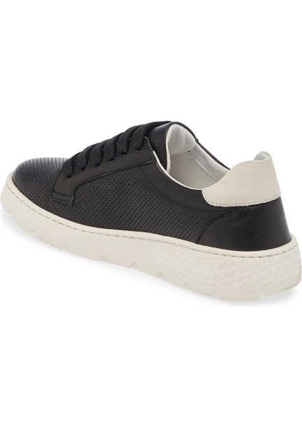 Siyah Hakiki Deri Kadın Sneaker - K24I1AY67349-A23 fiyatları