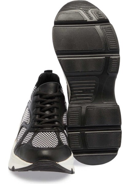Siyah Vegan-Tekstil Kadın Sneaker - K24I1AY67364-O3C Siyah