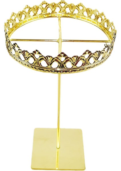 Taç Şeklinde Küpe Standı Metal Aksesuar Rafı Mücevher Düzenleyici Kolye (Yurt Dışından) modelleri