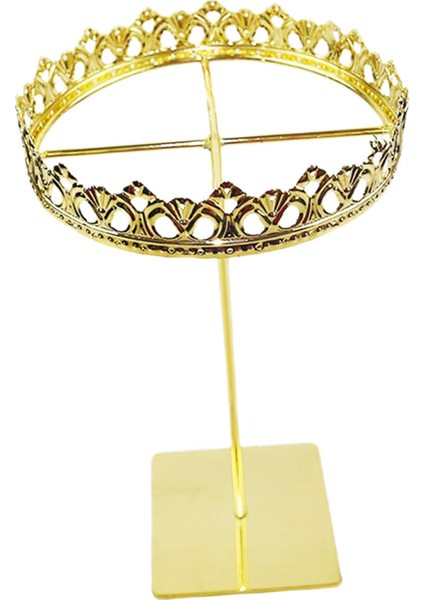Taç Şeklinde Küpe Standı Metal Aksesuar Rafı Mücevher Düzenleyici Kolye (Yurt Dışından) fırsatları
